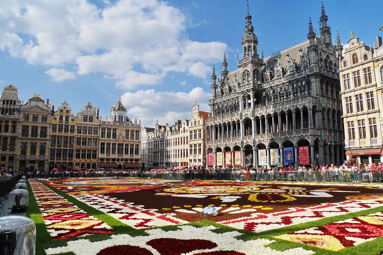 Цветен килим, площад Гранд Плас, Брюксел