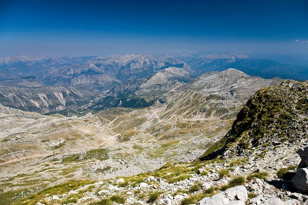 Планинският хребет Пинд в Гърция, Снимка от: Wikipedia